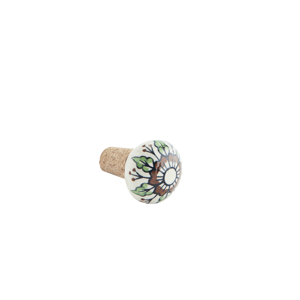 Handmade stoneware bottle stopper