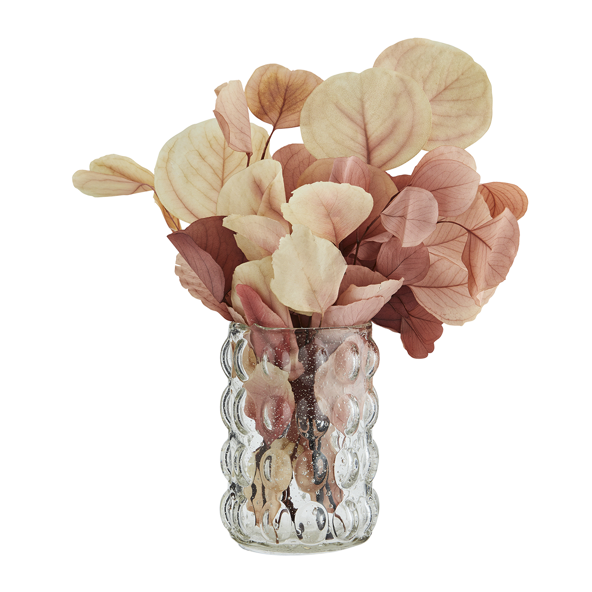 Glass vase w/ bubbles