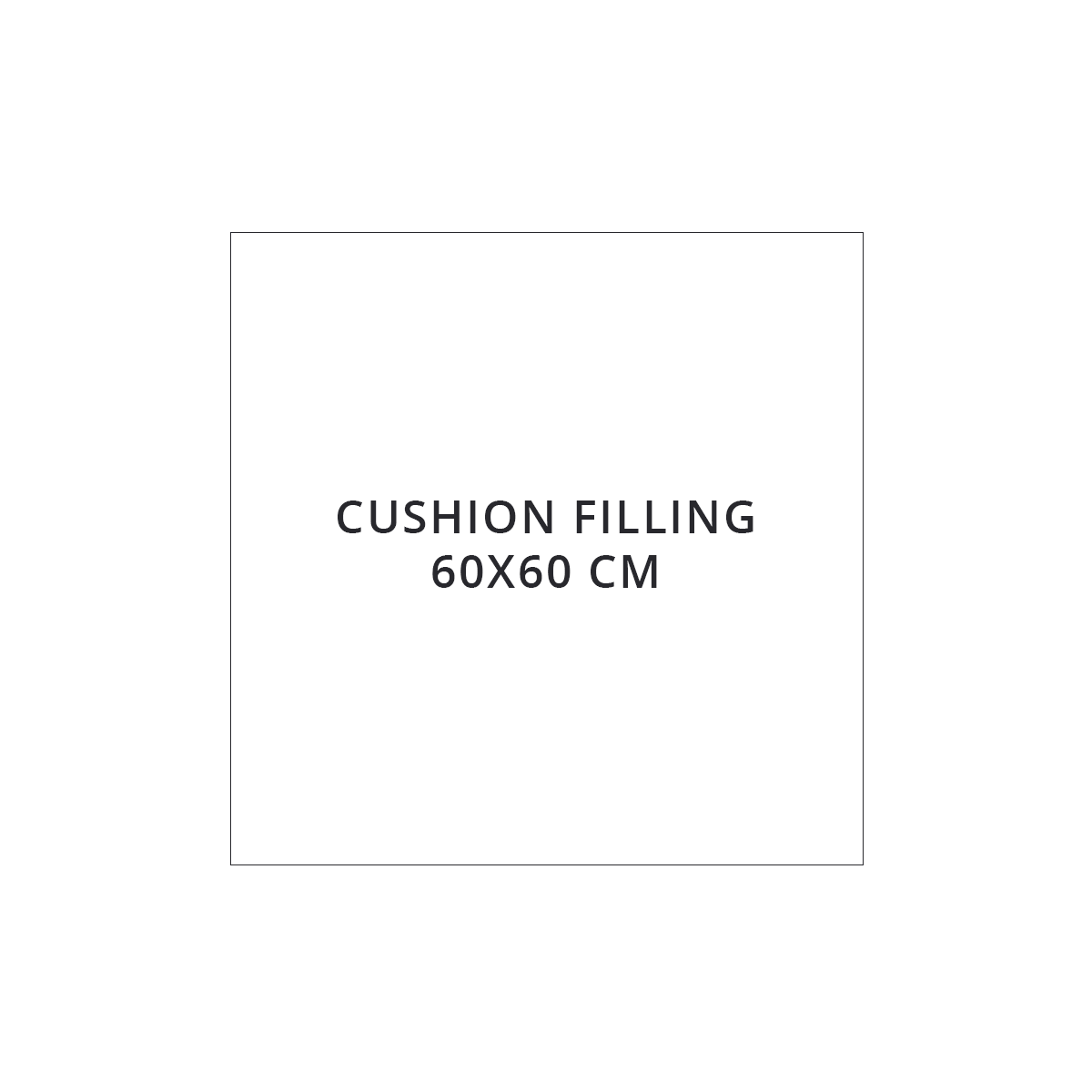 60x60 cushion filler