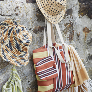 Striped hammam towel