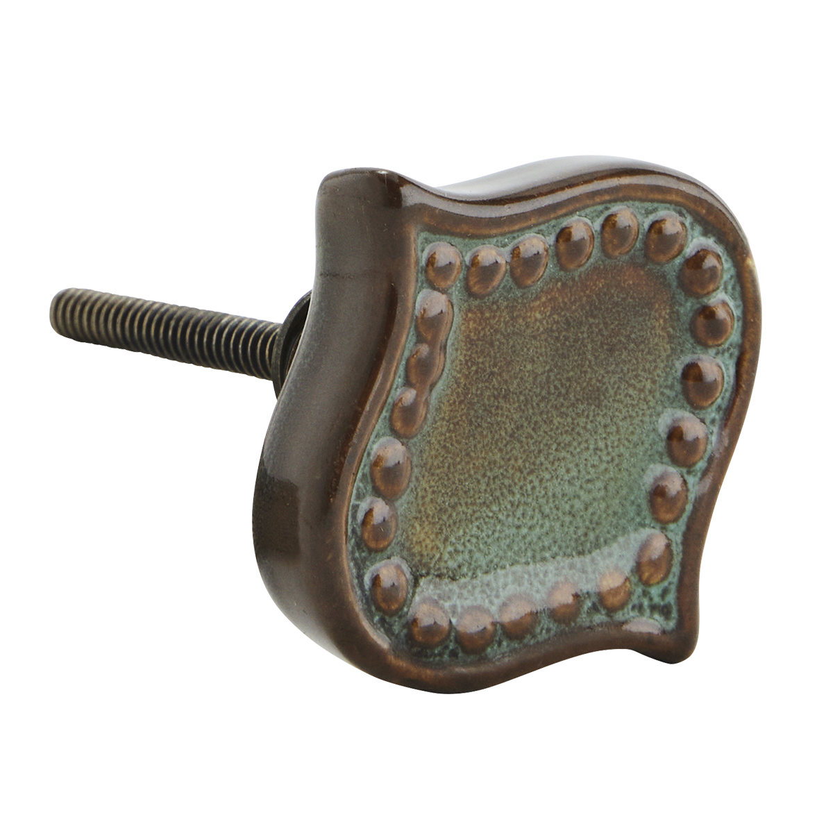 Handmade stoneware doorknob