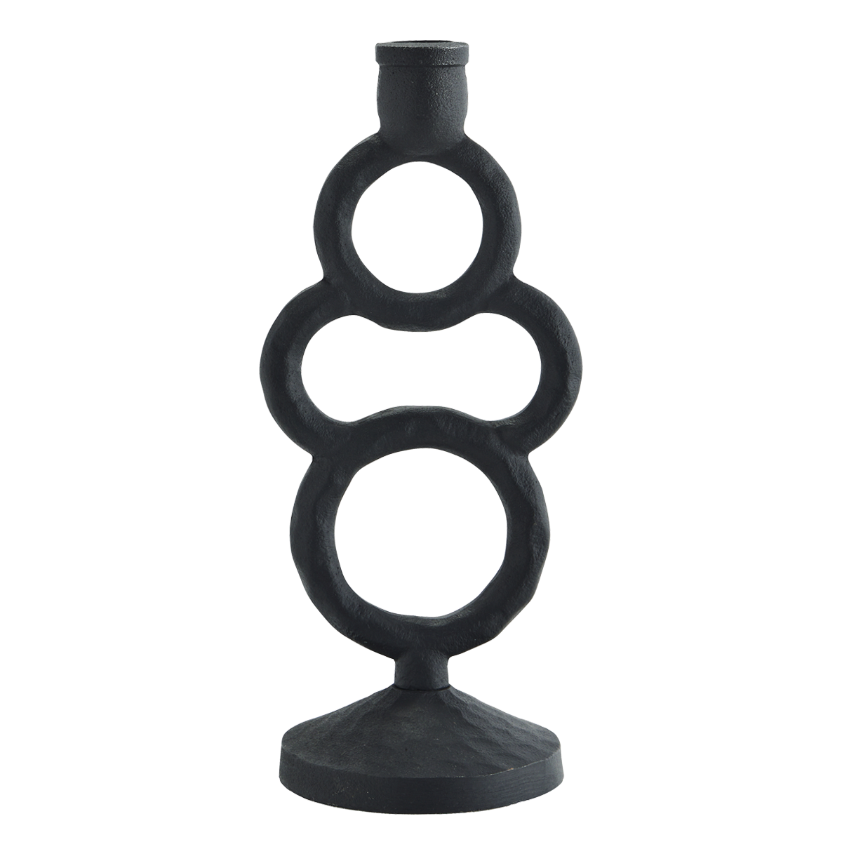 Aluminum candle holder