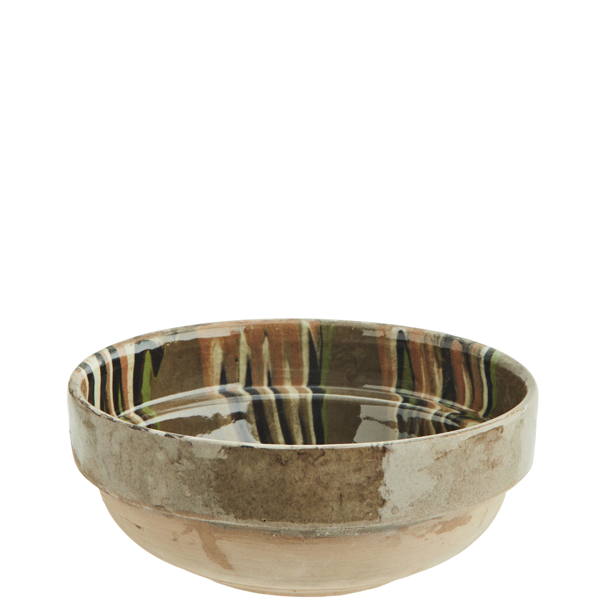 Hand painted earthenware bowl