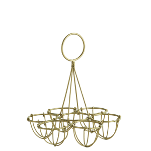 Iron egg holder