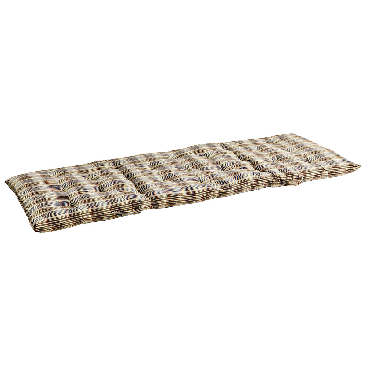 Checked cotton mattress
