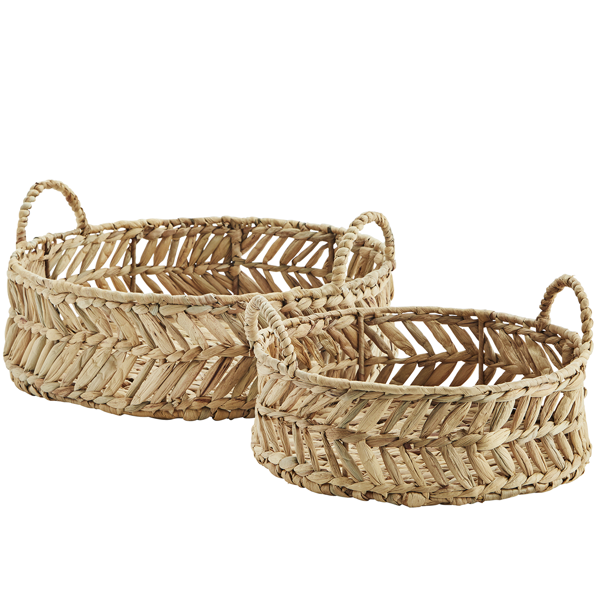 Water hyacinth trays