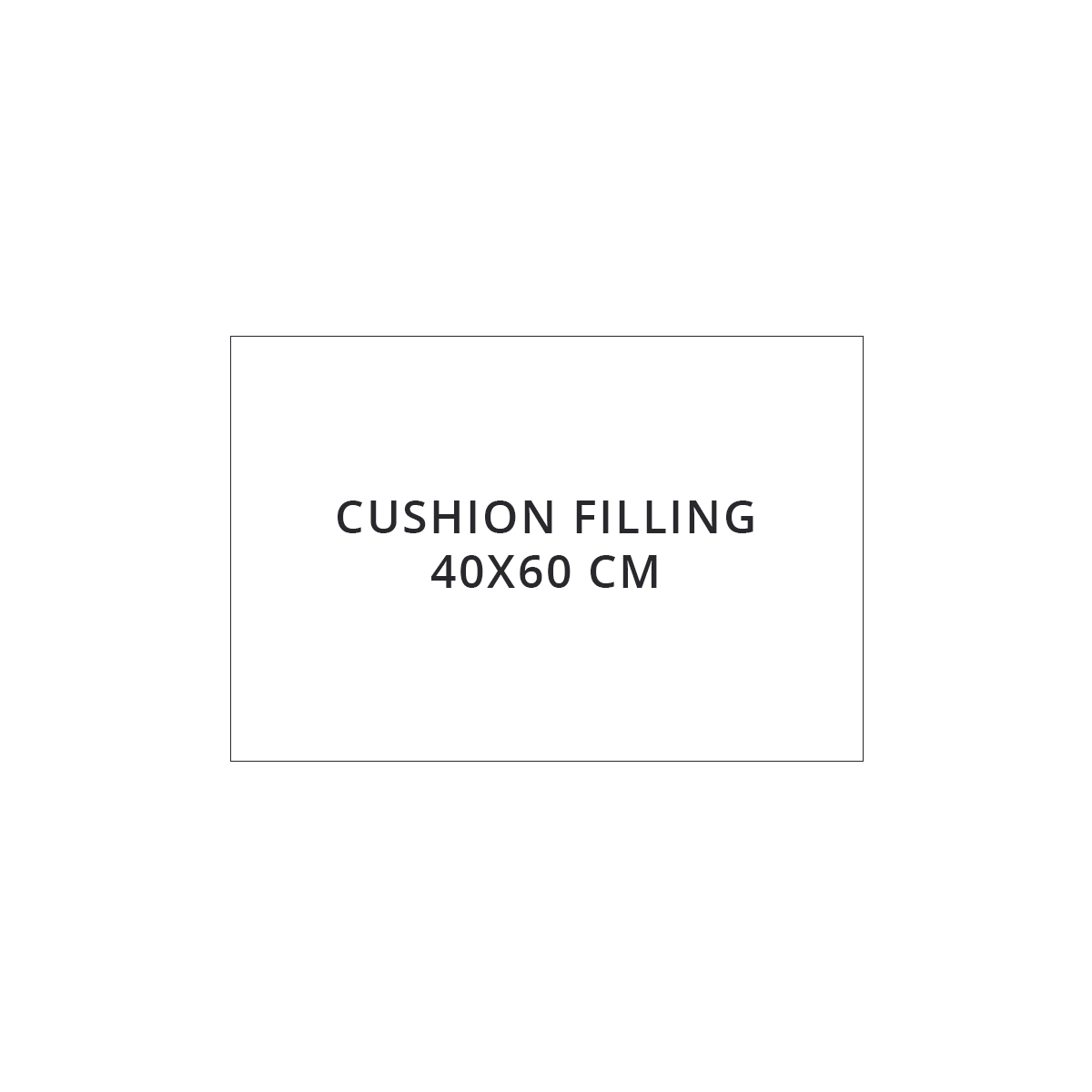 40x60 cushion filler