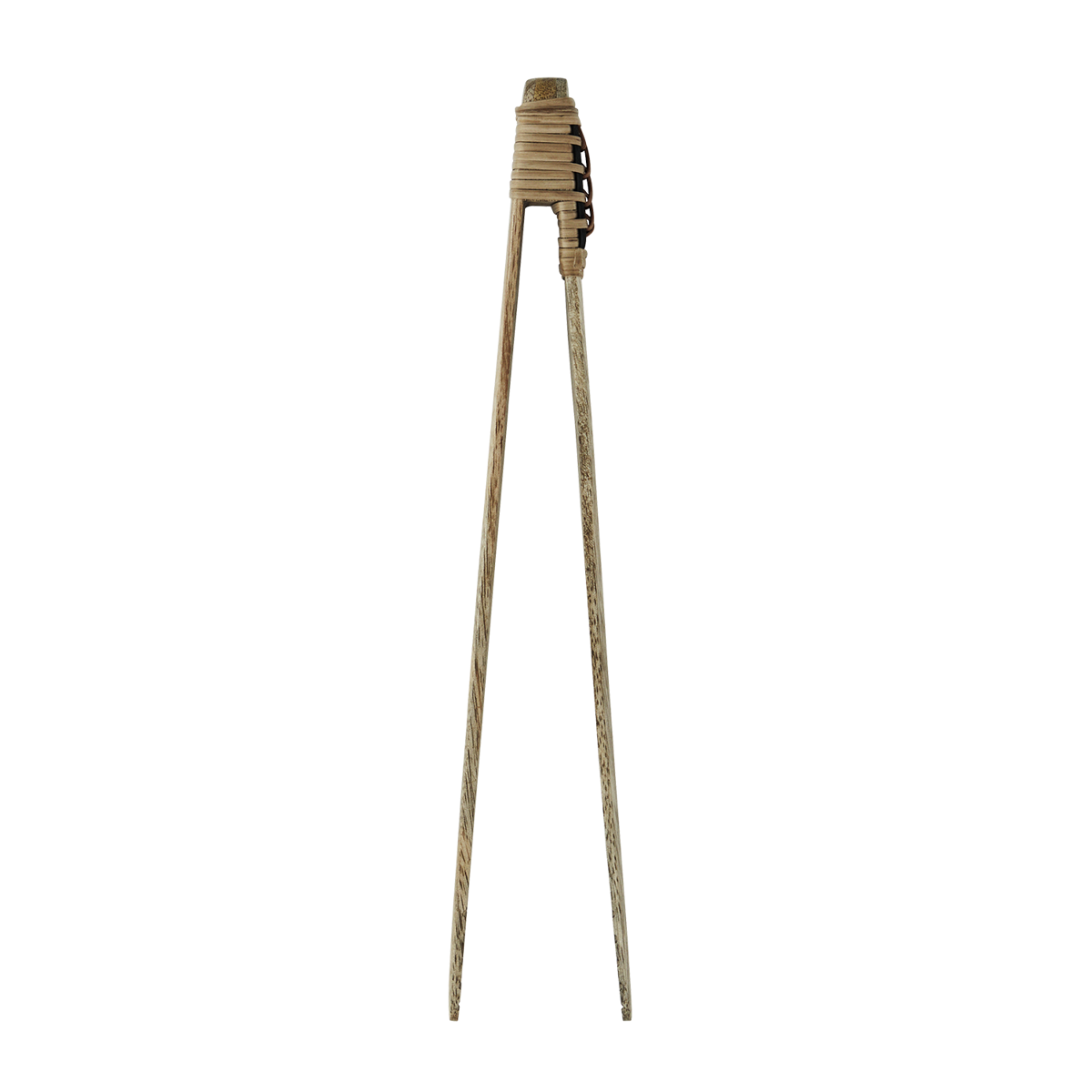 Wooden tong w/ cane
