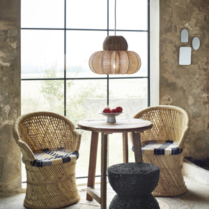 Bamboo chair w/ cotton