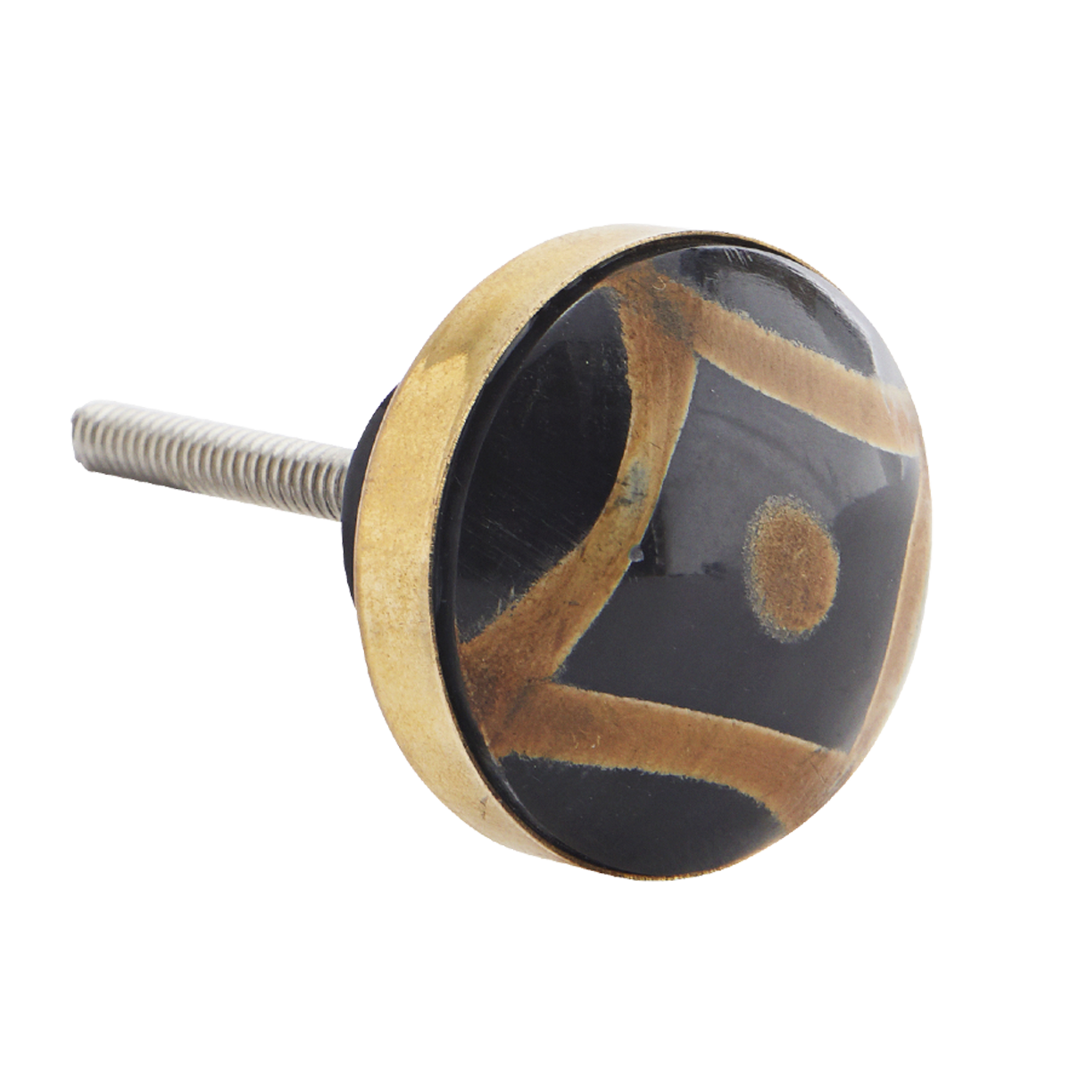 Handmade horn doorknob