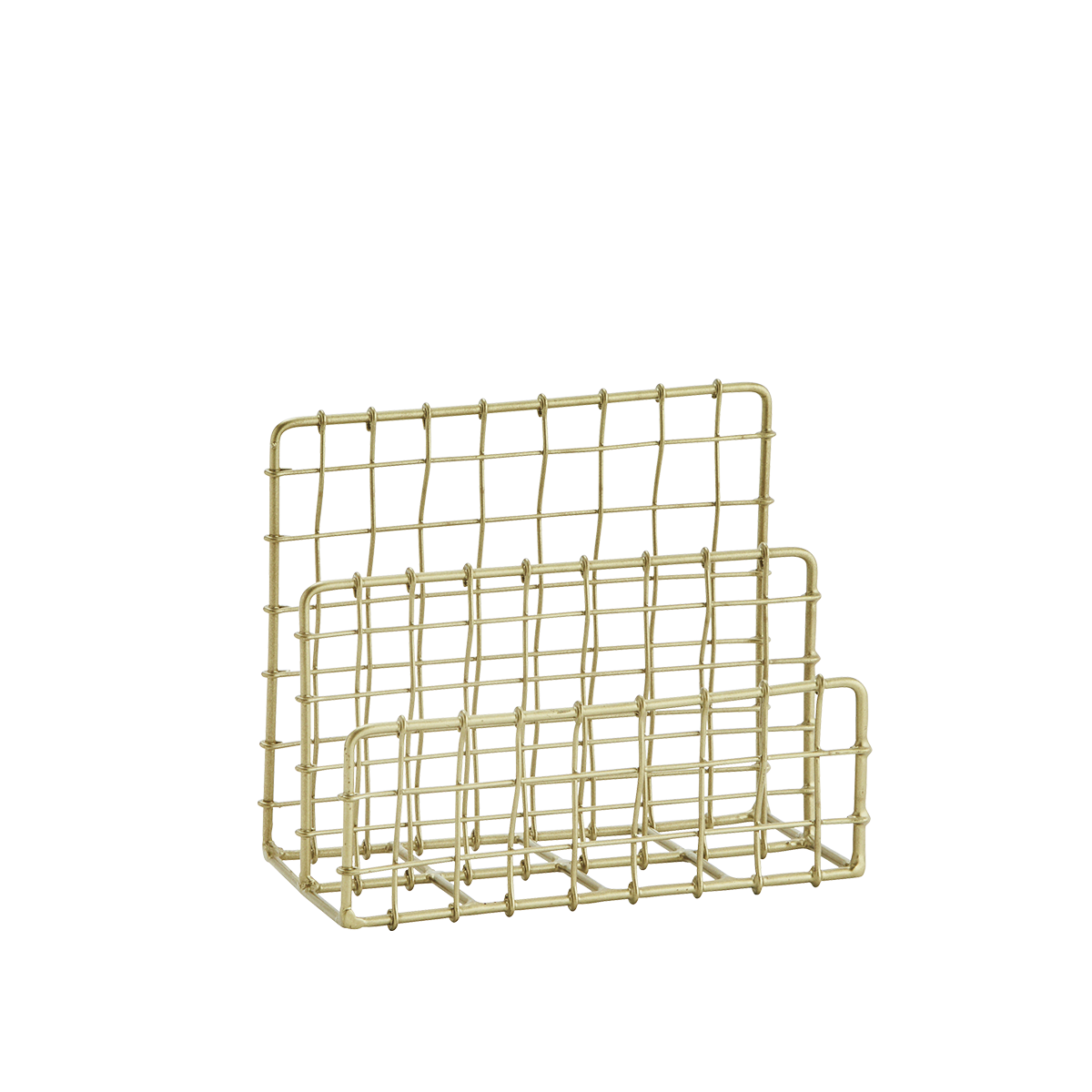 Iron wire letter organiser