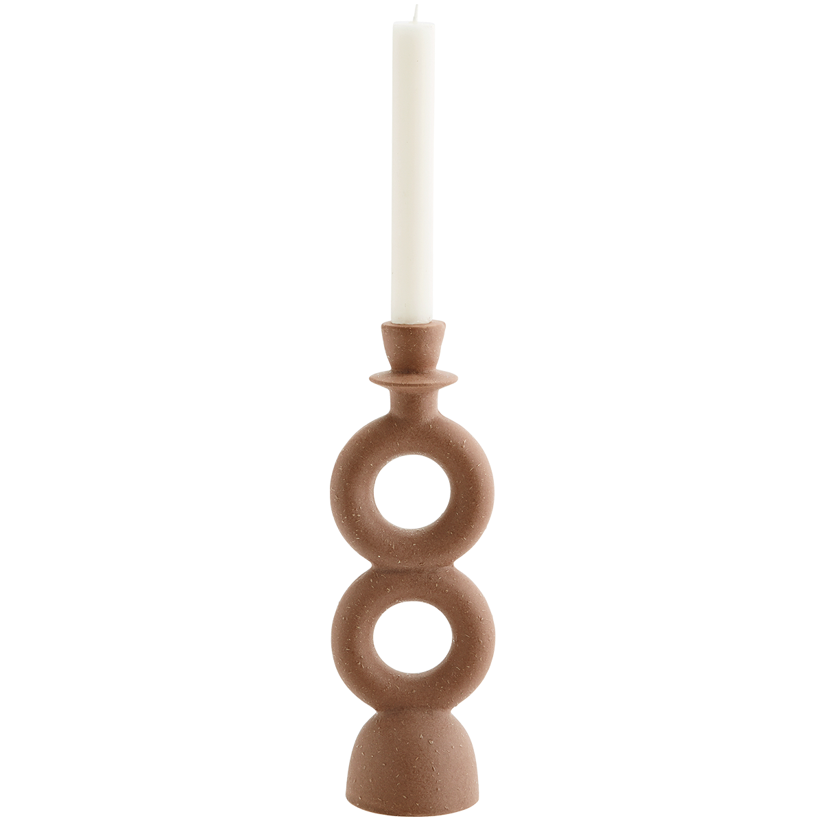 Stoneware candle holder