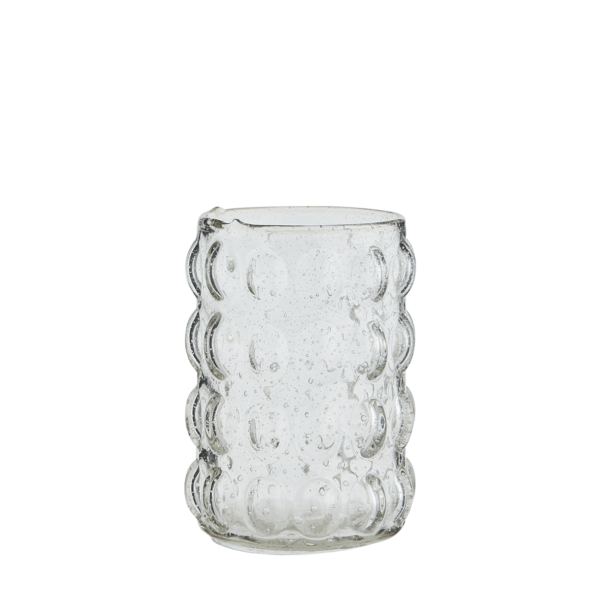 Glass vase w/ bubbles