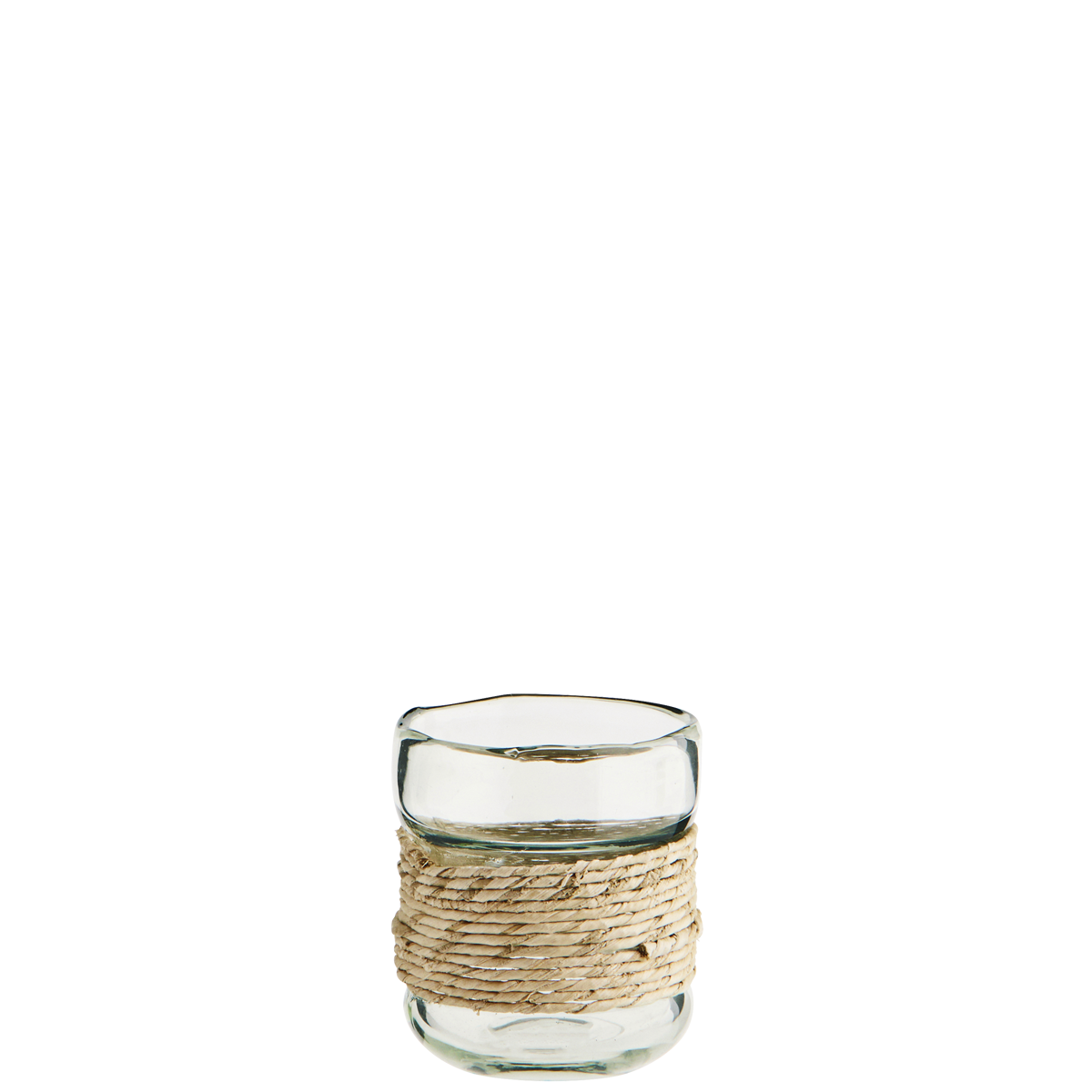 Glass vase w/ cane