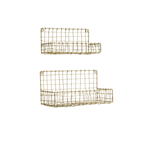 Iron wire shelves