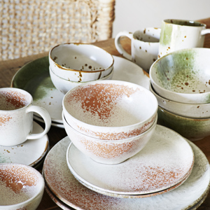 Stoneware lunch plate