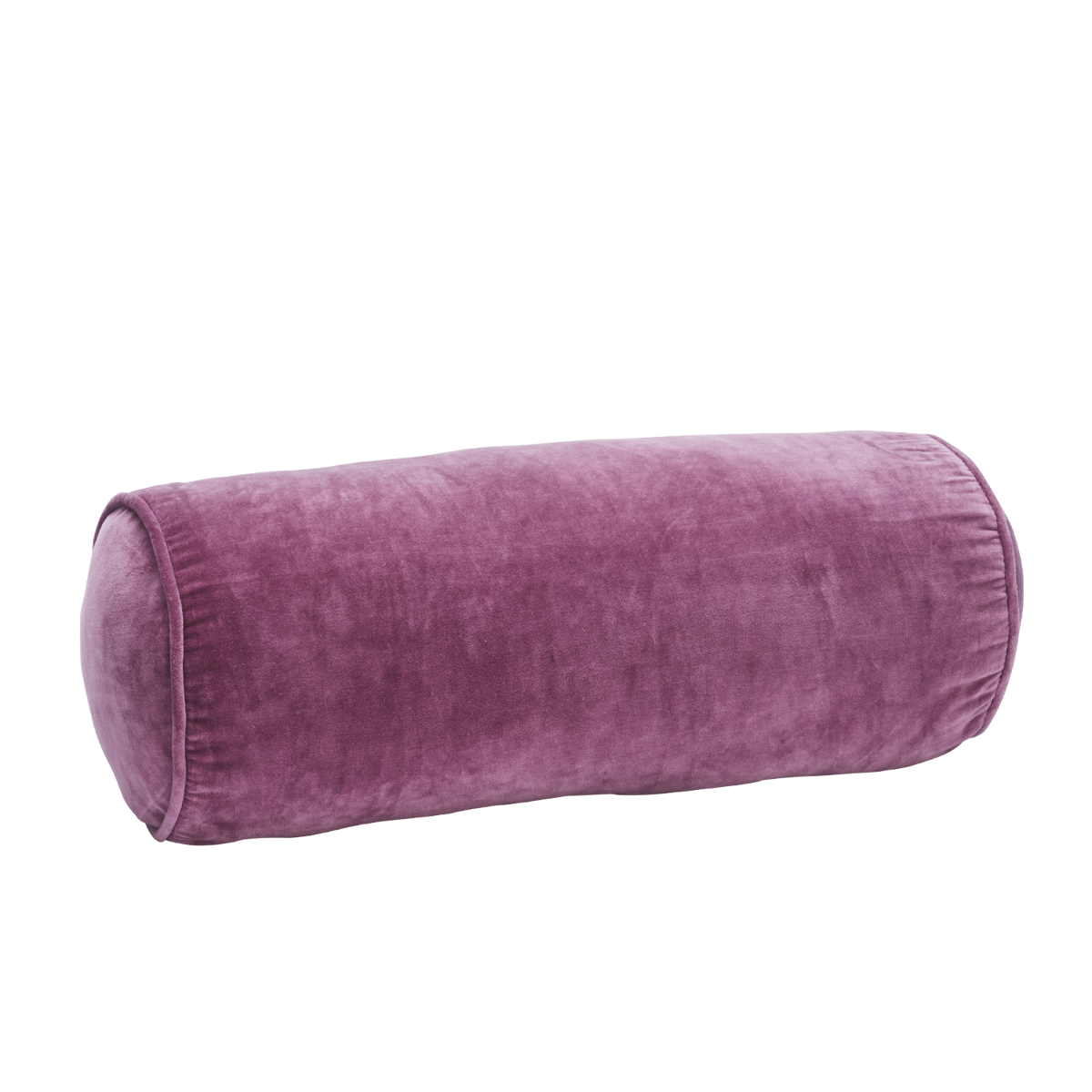 Velvet bolster cushion
