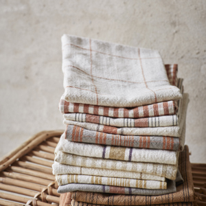 Striped kitchen towel