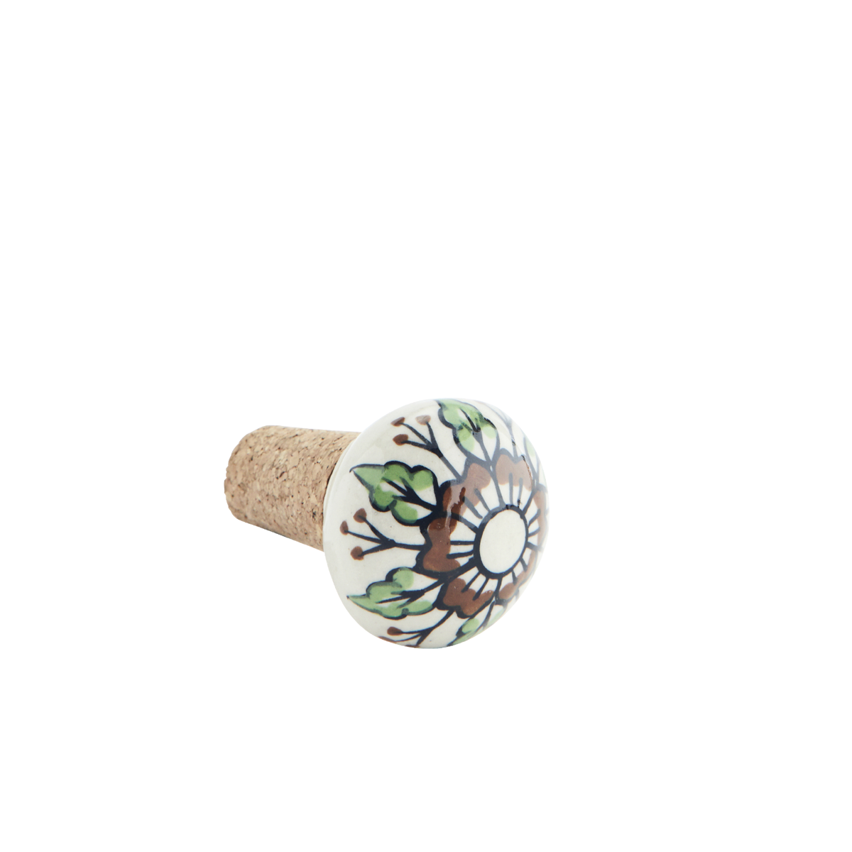 Handmade stoneware bottle stopper
