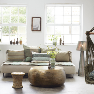 Stoneware candle holder