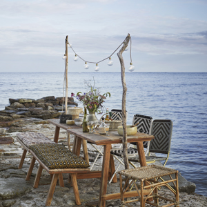 Chair w/ cotton weaving