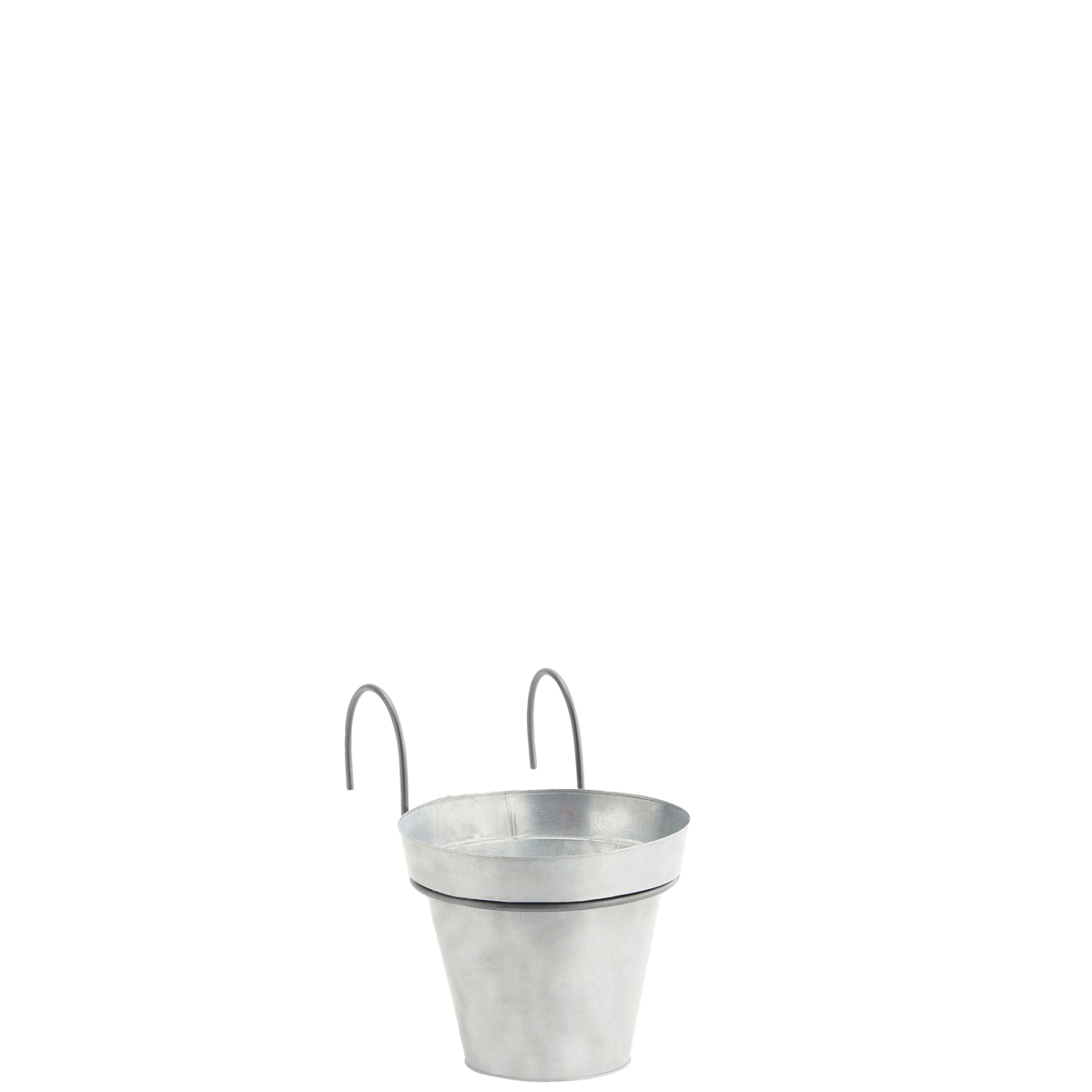 Hanging iron planter