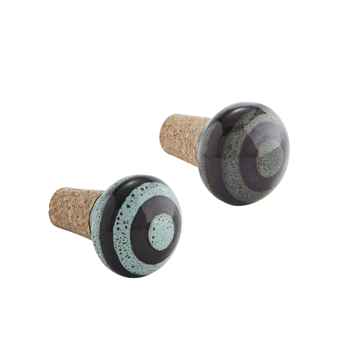 Handmade stoneware bottle stopper