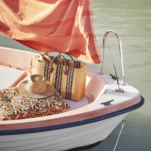 Striped hammam towel