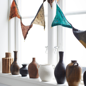 Handmade terracotta vase