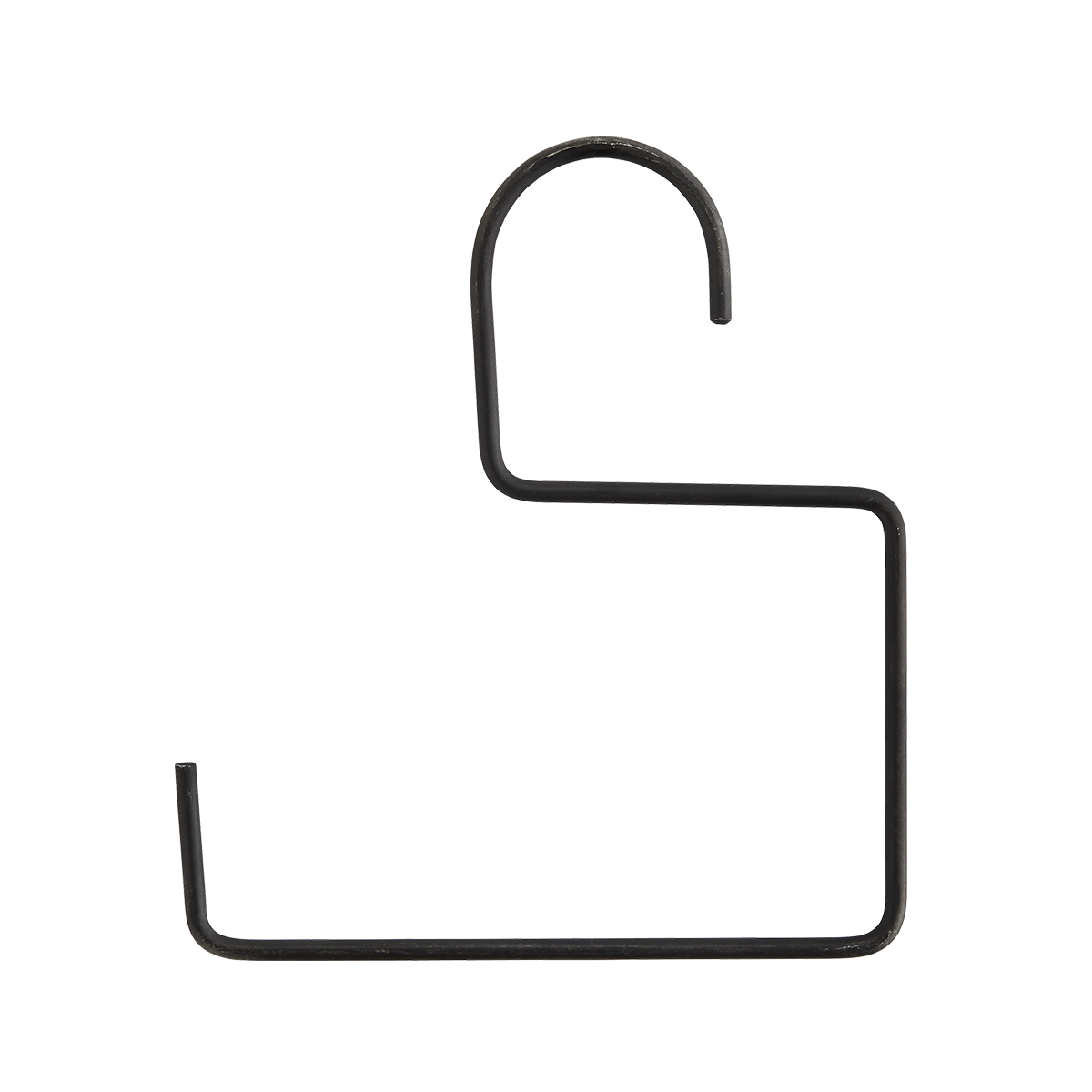 Hand forged toilet paper holder