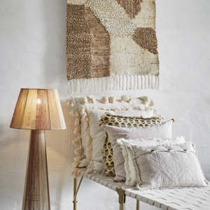 Jute floor lamp