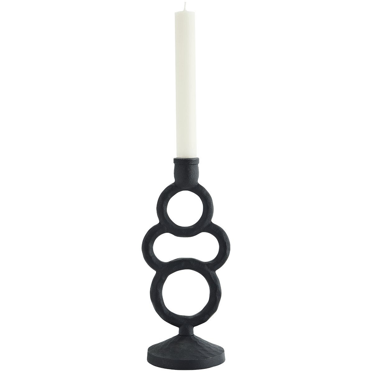 Aluminum candle holder