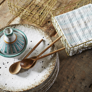 Stoneware lunch plate